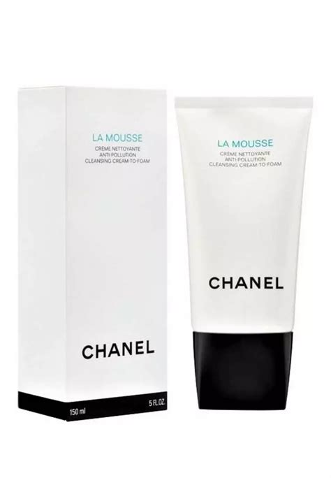 chanel men face clean|chanel anti pollution cleansing cream to foam.